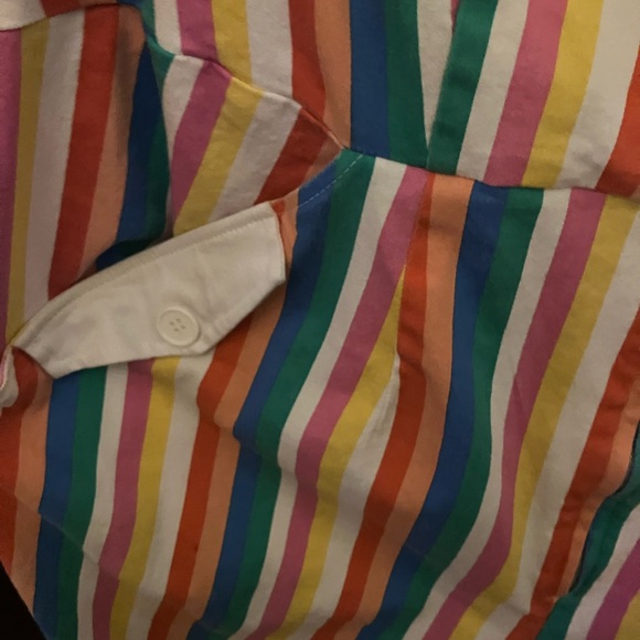 Unique Vintage Rainbow Playsuit - Picture 3 of 6